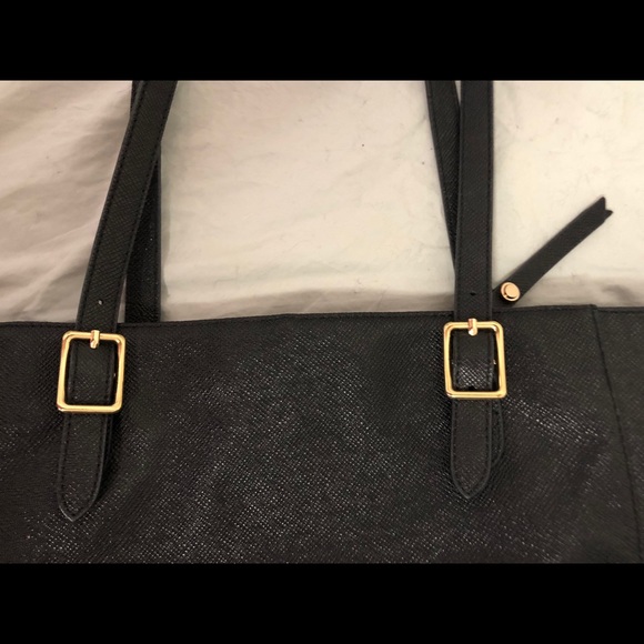 Saks Fifth Ave BLACK Label tote/shoulder bag - Picture 2 of 8